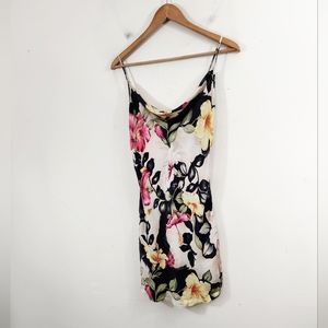 Victoria's Secret 90s Tropical silk slip dress